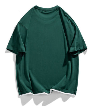 N Solid Label T-Shirt , - Streetwear T-Shirts - Slick Street