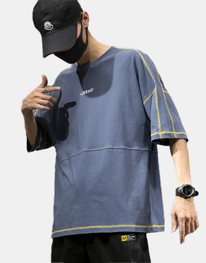 HTML T-Shirt Blue, XS - Streetwear Tee - Slick Street