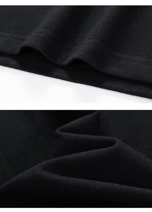 Letter Print Gradient T-Shirt , - Streetwear T-Shirts - Slick Street