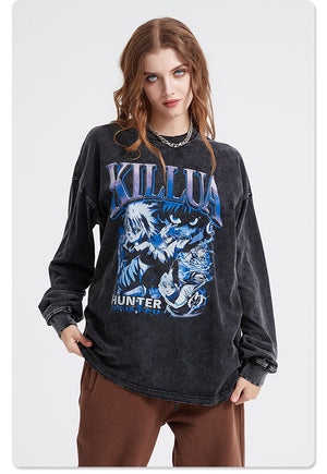 Killua Rookie Hunter Sweatshirt , - Streetwear Sweatshirts - Slick Street