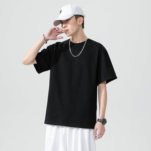 Pure Cotton Cashmere T-Shirt , - Streetwear Tee - Slick Street