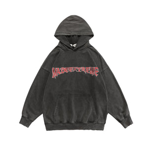 MADEEXTREME 'The Lord' Washed Hoodie , - Streetwear Hoodie - Slick Street