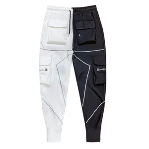 VXR1 Reflective Cargo Pants , - Streetwear Cargo Pants - Slick Street