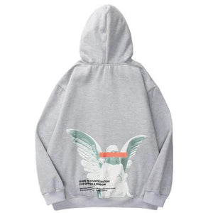 Angel God Hoodie , - Streetwear Hoodie - Slick Street