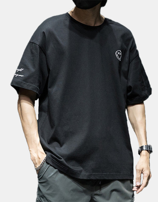 XX Smiley T-Shirt Black, XS - Streetwear Tee - Slick Street