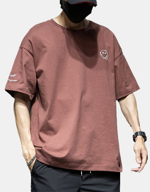 XX Smiley T-Shirt Red, XS - Streetwear Tee - Slick Street