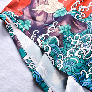 Chinese Dragon Red Shirt , - Streetwear Shirts - Slick Street