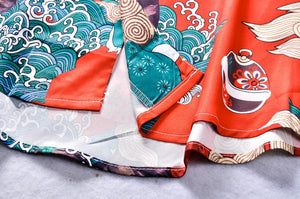 Chinese Dragon Red Shirt , - Streetwear Shirts - Slick Street