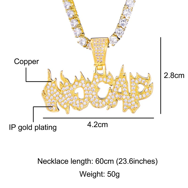 Ice Shark. NoCap Necklace ,  - Streetwear Jewellery - Slick Street