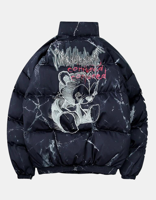 Confused Jacket Black, XS - Streetwear Jackets - Slick Street