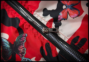 Butterfly Camo Windbreaker , - Streetwear Jackets - Slick Street