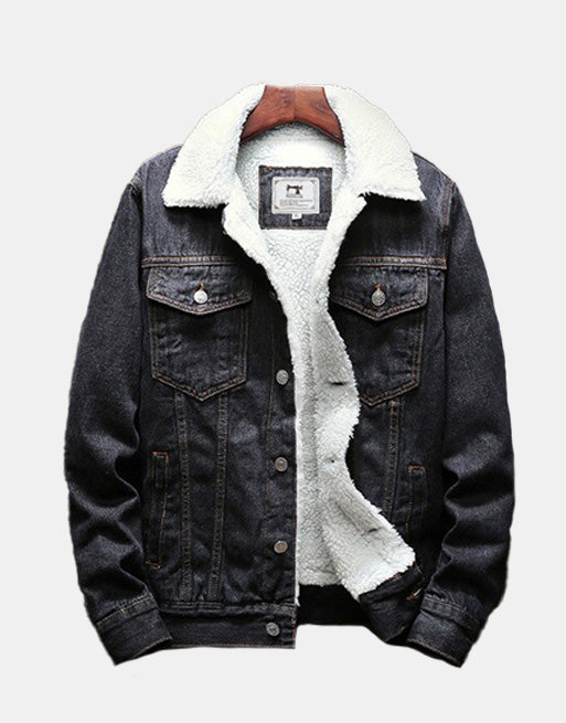 Casual Denim Jacket Dark Grey, XXXS - Streetwear Jackets - Slick Street