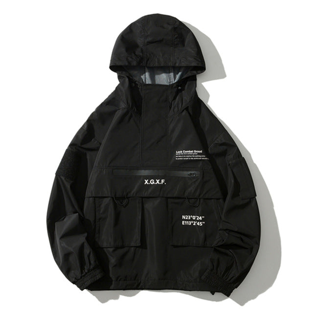 ‘X.G.X.F’ Jacket Black, XL - Streetwear Jackets - Slick Street