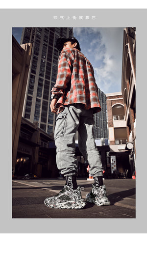 Graffiti Y3 Sneakers ,  - Streetwear Footwear - Slick Street