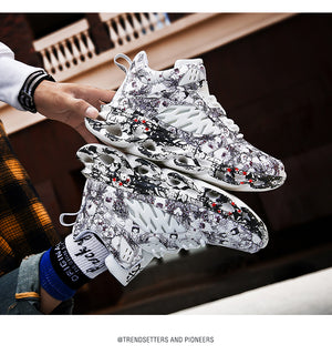 Graffiti Y3 Sneakers ,  - Streetwear Footwear - Slick Street