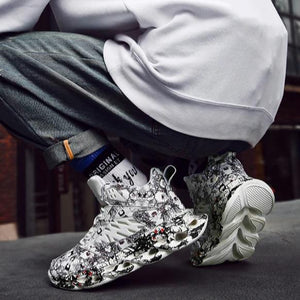 Graffiti Y3 Sneakers ,  - Streetwear Footwear - Slick Street