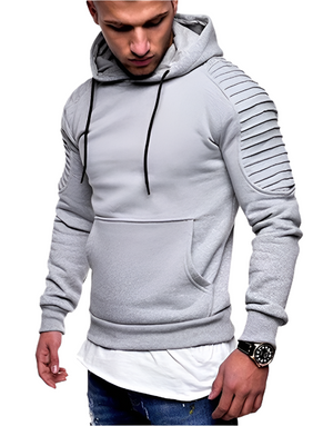 Casual Knight Hoodie Light Gray, XS - Streetwear Hoodie - Slick Street