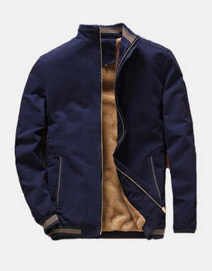 Casual Bomber Jacket Navy, XXS - Streetwear Bomber Jacket - Slick Street