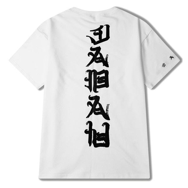 Evil Kanji T-Shirt White, XS - Streetwear T-Shirts - Slick Street