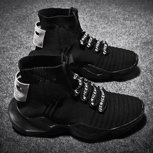 NICE High-Top Sneakers , - Streetwear Footwear - Slick Street