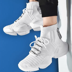 NICE High-Top Sneakers , - Streetwear Footwear - Slick Street