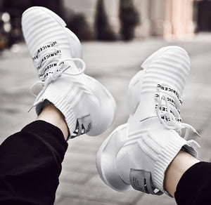 NICE High-Top Sneakers , - Streetwear Footwear - Slick Street