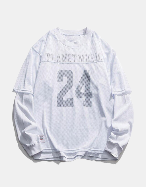 Planet Music 24 Sweatshirt White, XS - Streetwear Sweatshirts - Slick Street