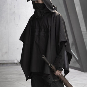 Dark Functional Cloak , - Streetwear Jackets - Slick Street