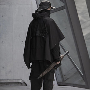 Dark Functional Cloak , - Streetwear Jackets - Slick Street