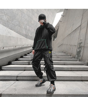 DarkCentre Cargo Pants , - Streetwear Cargo Pants - Slick Street
