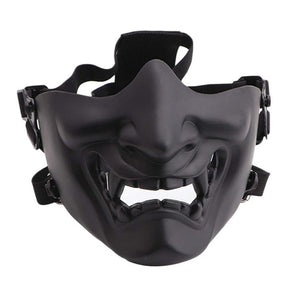 Kabuki Samurai Half Face Mask , - Streetwear Accessories - Slick Street
