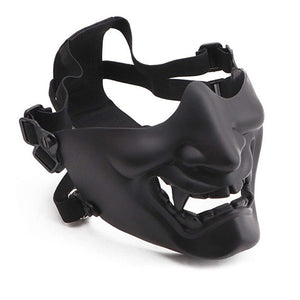 Kabuki Samurai Half Face Mask , - Streetwear Accessories - Slick Street
