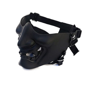 Kabuki Samurai Half Face Mask , - Streetwear Accessories - Slick Street