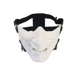 Kabuki Samurai Half Face Mask , - Streetwear Accessories - Slick Street