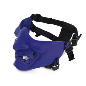 Kabuki Samurai Half Face Mask , - Streetwear Accessories - Slick Street