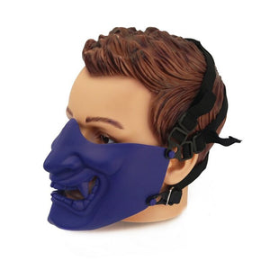 Kabuki Samurai Half Face Mask , - Streetwear Accessories - Slick Street
