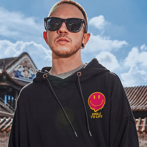 Smile To Life Hoodie , - Streetwear Hoodie - Slick Street