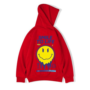Smile To Life Hoodie , - Streetwear Hoodie - Slick Street
