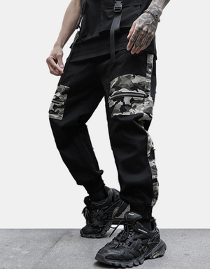 Khaki Harem Pants XS, black - Streetwear Pants - Slick Street