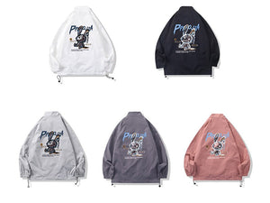 PPOJIA Windbreaker Jacket , - Streetwear Jackets - Slick Street