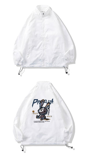 PPOJIA Windbreaker Jacket , - Streetwear Jackets - Slick Street