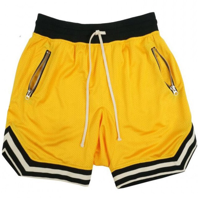 The Gym Shorts Yellow, XS - Streetwear Shorts - Slick Street