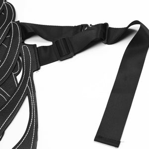 Black Work Skeleton Vest , - Streetwear Vest - Slick Street