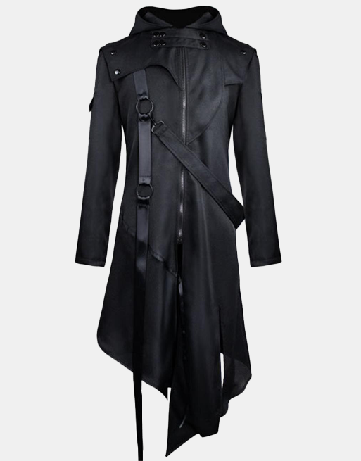 Medieval Long Cloak Black, XS - Streetwear Jackets - Slick Street