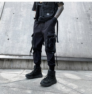 Stealth Cargo Pants , - Streetwear Cargo Pants - Slick Street