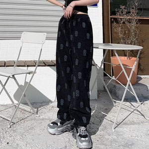 Ski Mask Corduroy pants , - Streetwear Joggers - Slick Street