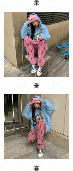 Ski Mask Corduroy pants , - Streetwear Joggers - Slick Street