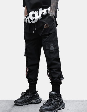 Arc Cargo Joggers XS, black - Streetwear Cargo Pants - Slick Street