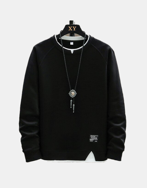 XY Sweatshirt Black, XS - Streetwear Sweatshirts - Slick Street