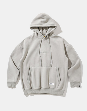 KW03 Oversized Hoodie Light Grey, XS - Streetwear Hoodie - Slick Street